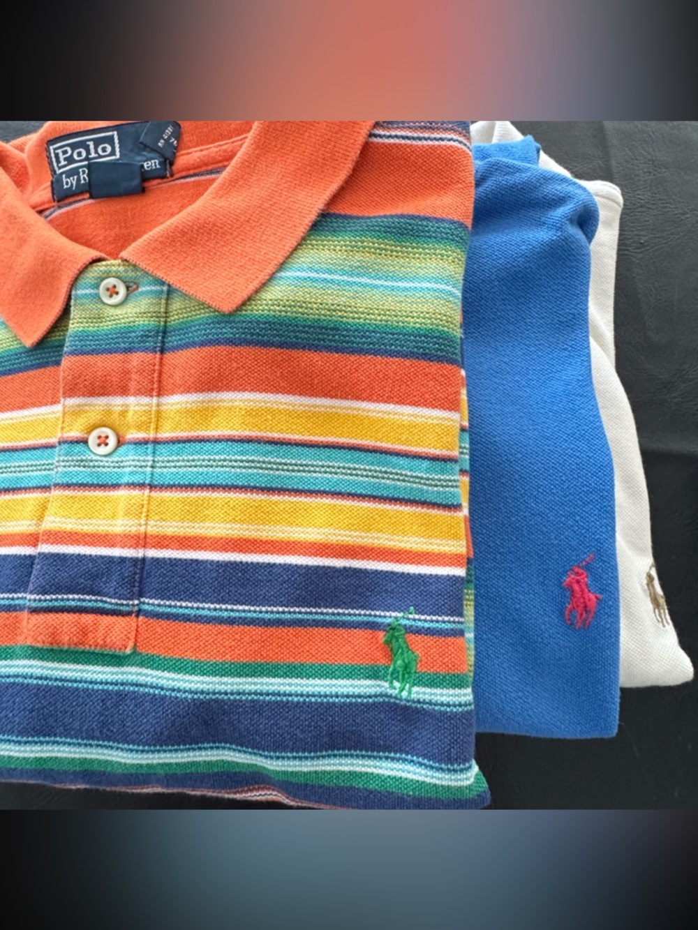Set of 3 XXL Polo by Ralph Lauren Men’s Polo Shirts Short Sleeve